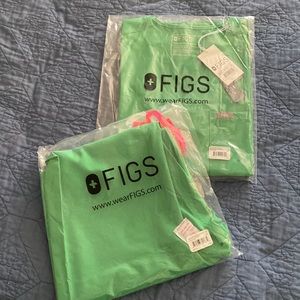 FIGS safety green set Catarina and livingston
